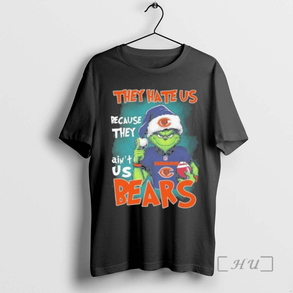 Officials Santa Grinch They Hate Us Because They Aint Us Bears T-Shirts, Hoodie, Sweatshirt