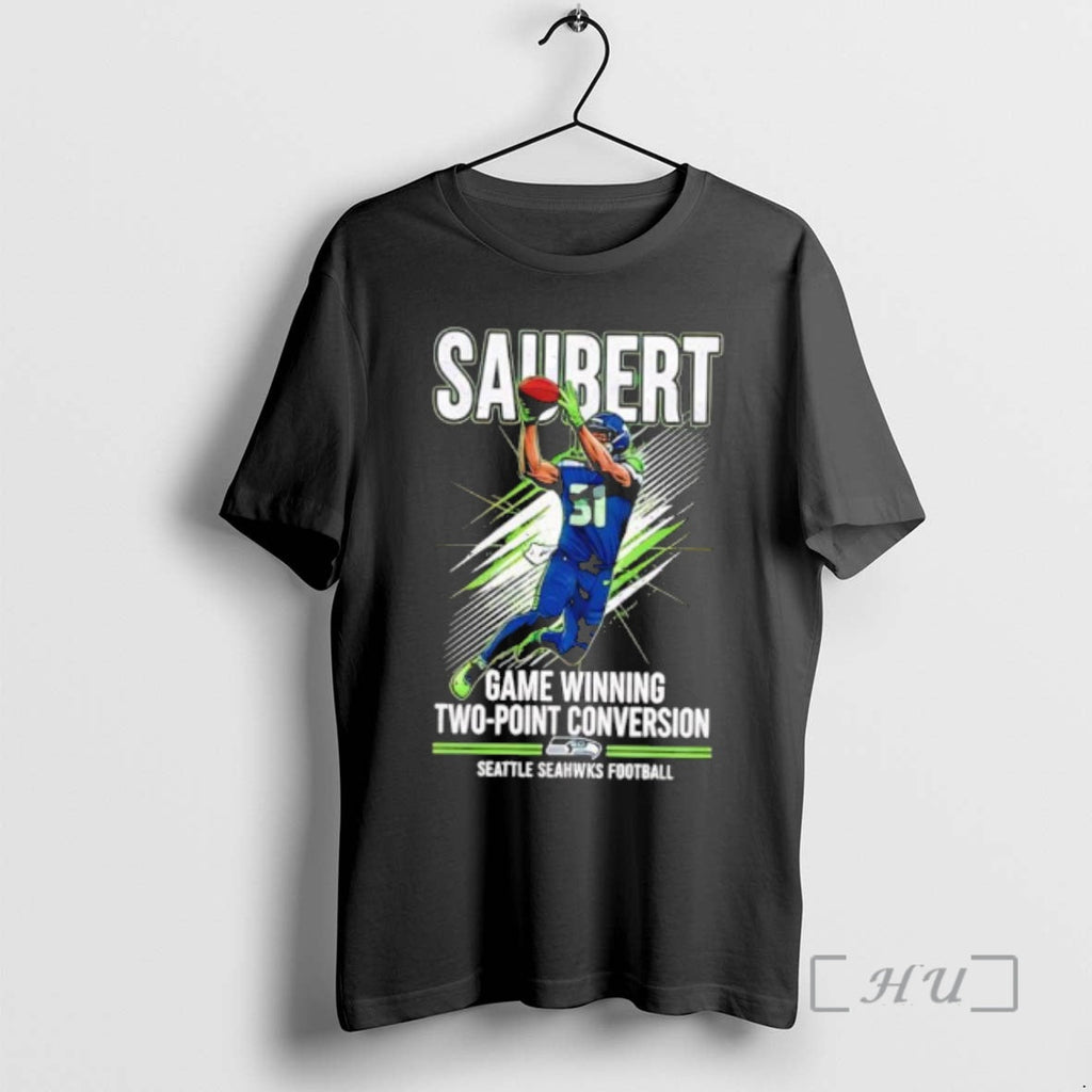 Officials Seahawks Eric Saubert Game Winning Two Point Conversion T-Shirts, Hoodie, Sweatshirt