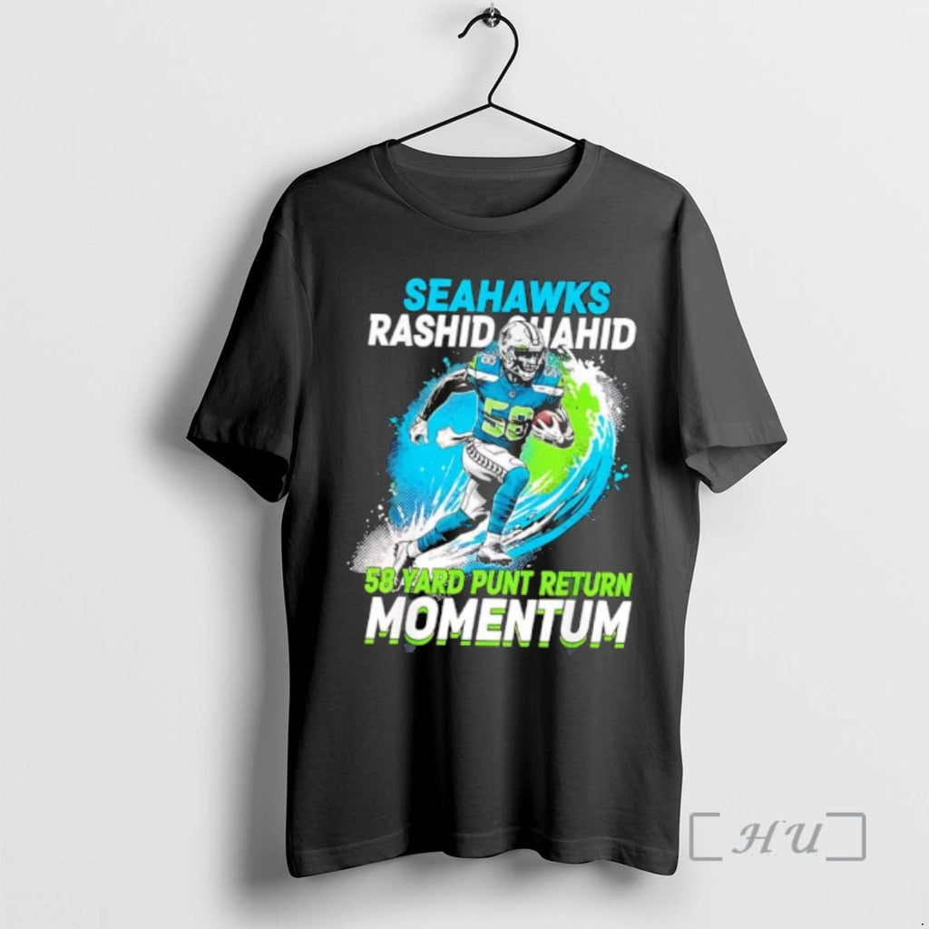 Officials Seahawks Rashid Shaheed 58 Yard Punt Return Momentum T-Shirts, Hoodie, Sweatshirt