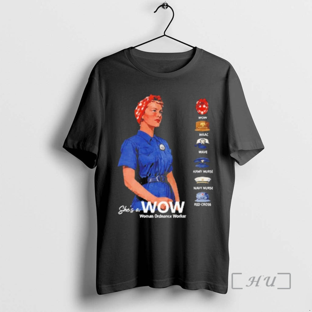 Officials Shes Wow Woman Ordnance Worker T-Shirts, Hoodie, Sweatshirt