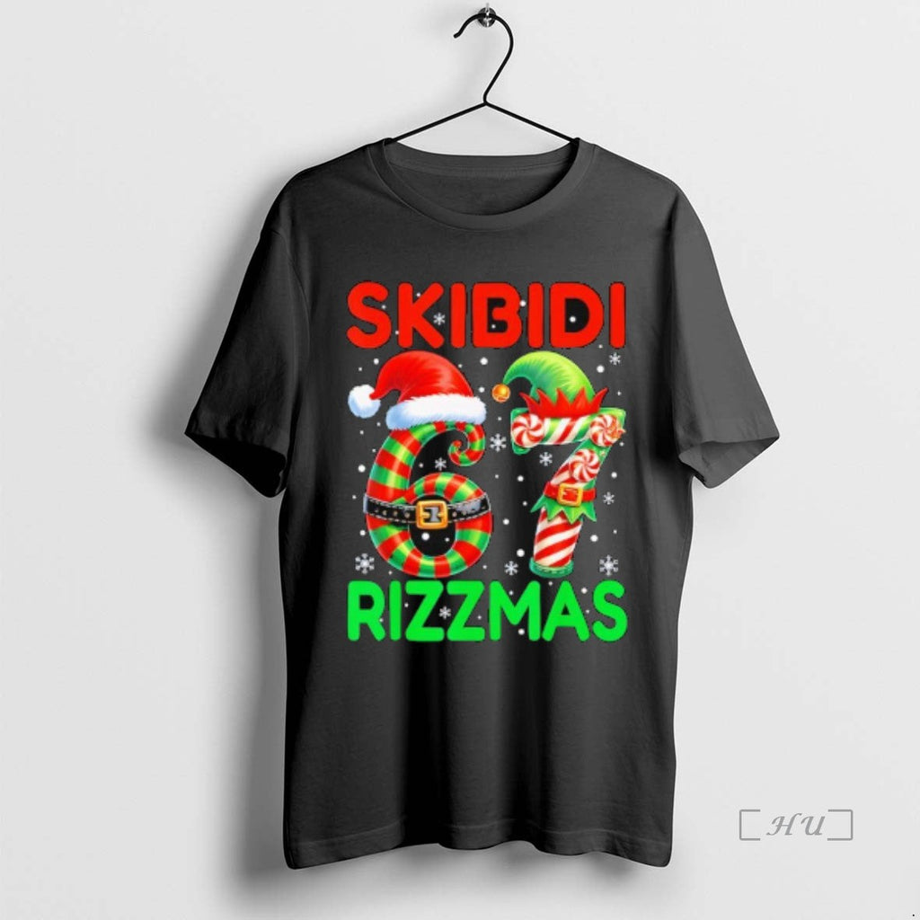 Officials Skibidi 67 Rizzmas Funny Six Seven Meme T-Shirts, Hoodie, Sweatshirt