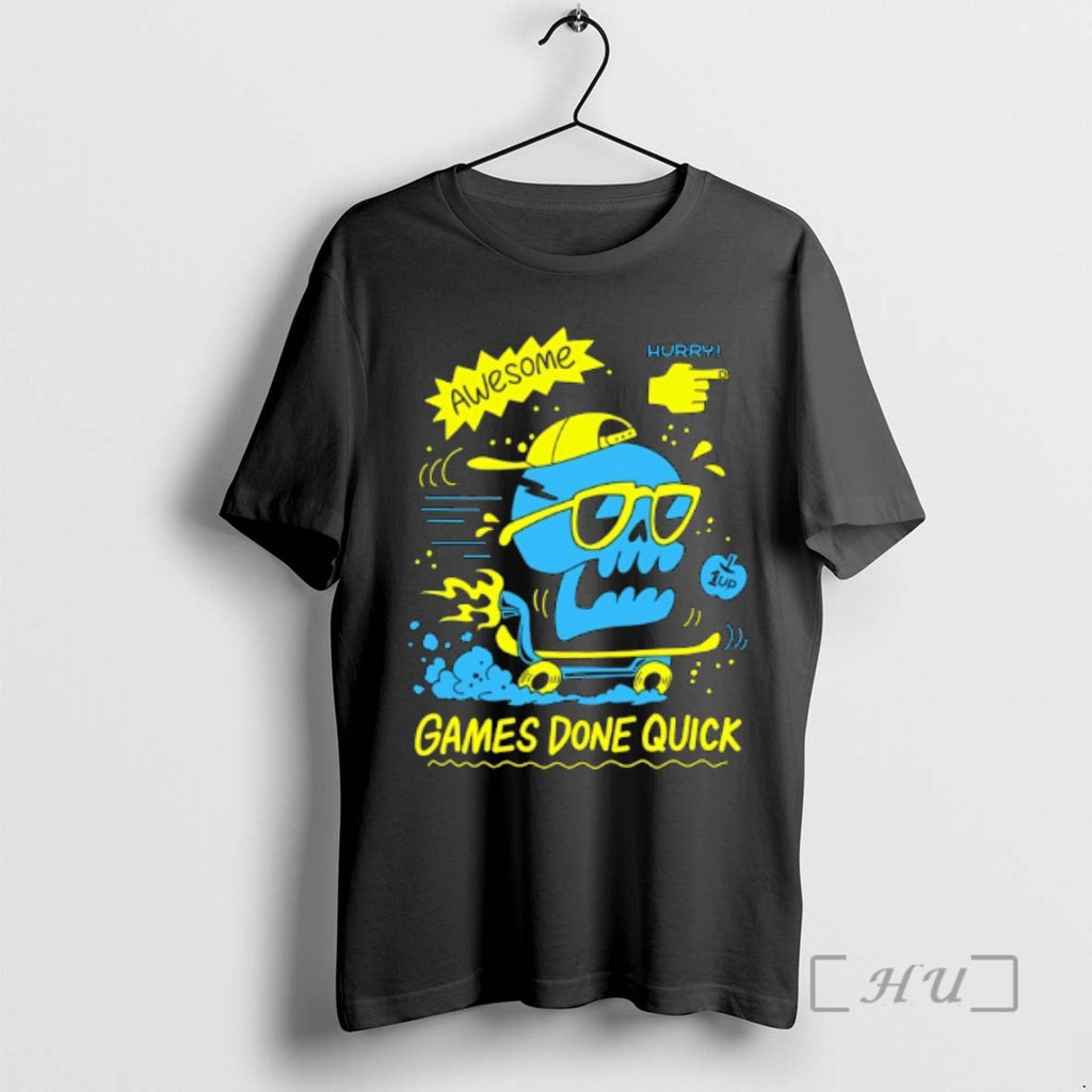 Officials Skull Awesome Hurry Games Done Quick T-Shirts, Hoodie, Sweatshirt