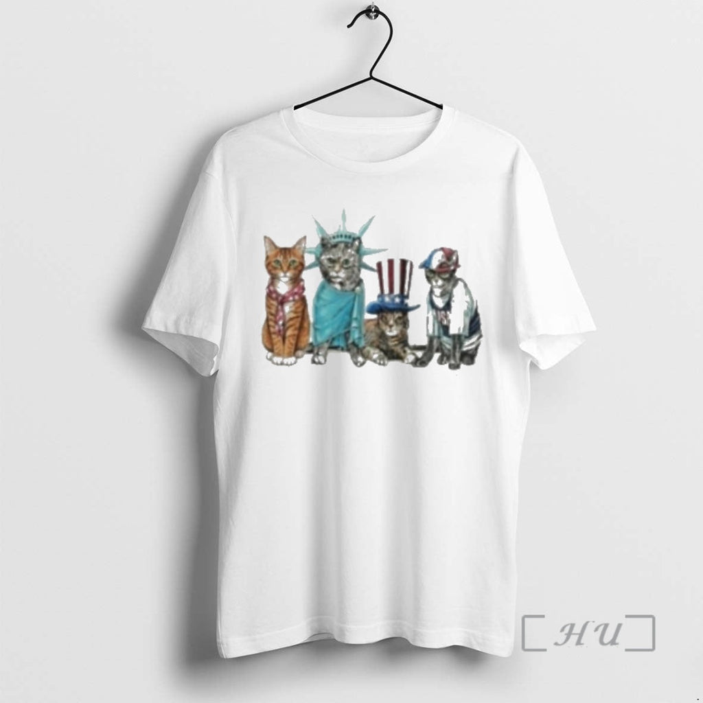 Officials Snl Josh Oconnor Patriotic Usa Cats T-Shirts, Hoodie, Sweatshirt