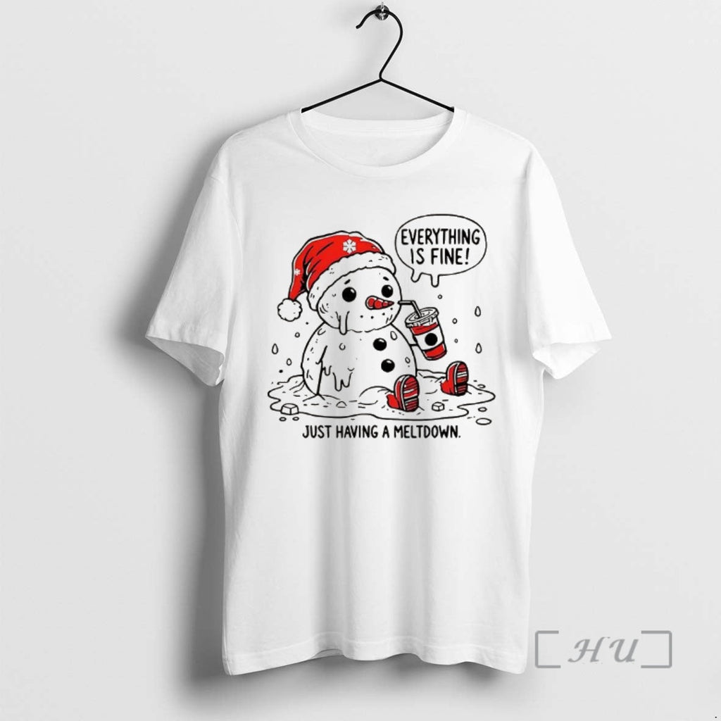 Officials Snowman Just Having Meltdown T-Shirts, Hoodie, Sweatshirt
