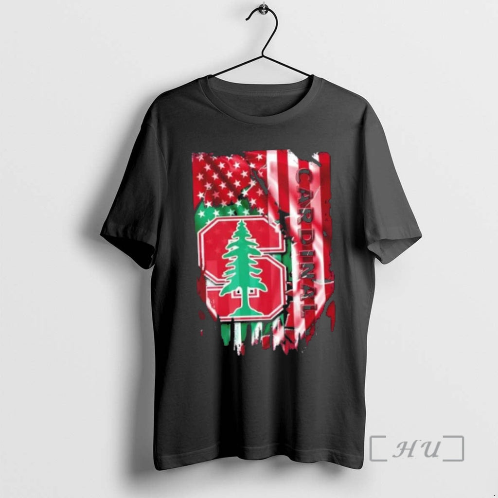 Officials Stanford Cardinal Football X American Flag T-Shirts, Hoodie, Sweatshirt