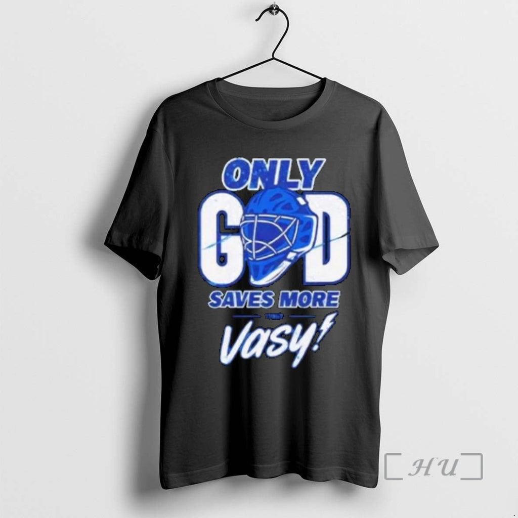 Officials Tampa Bay Lightning Only God Saves More Than Vasy Circle Black T-Shirts, Hoodie, Sweatshirt
