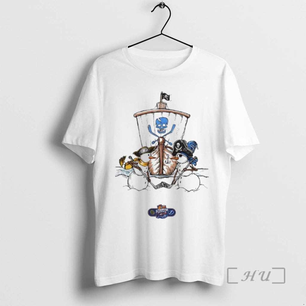 Officials Tampa Bay Lightning Vs Boston Bruins 2026 Nhl Stadium Snowman T-Shirts, Hoodie, Sweatshirt