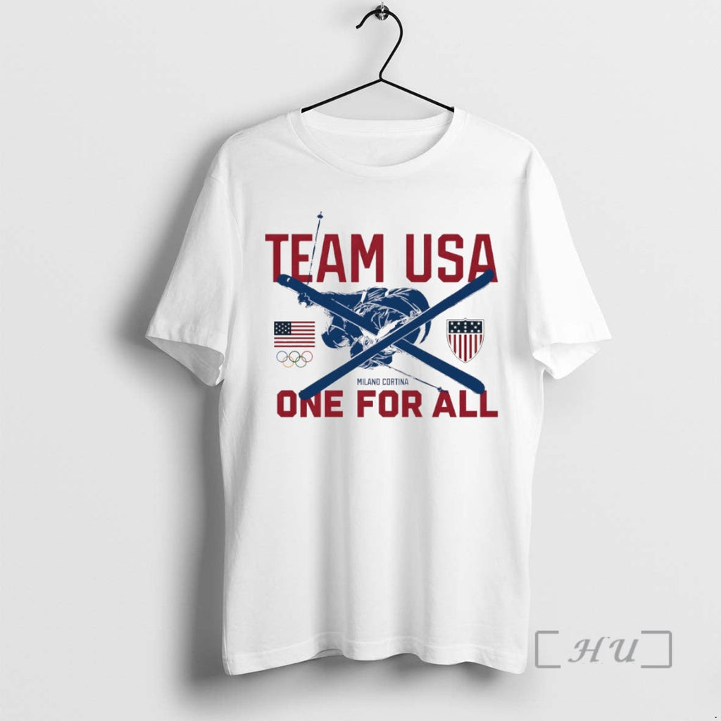 Officials Team Usa Milano Cortina 2026 Winter Olympics Skiing One All Circle T-Shirts, Hoodie, Sweatshirt