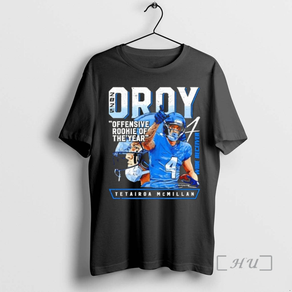 Officials Tetairoa Mcmillan Carolina Panthers 2025 Oroy T-Shirts, Hoodie, Sweatshirt