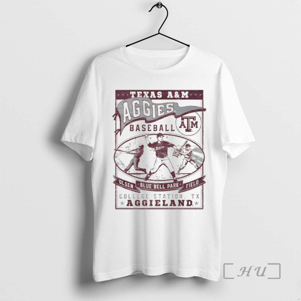 Officials Texas Am Aggies Baseball Olsen Field Blue Bell Park Vintage T-Shirts, Hoodie, Sweatshirt