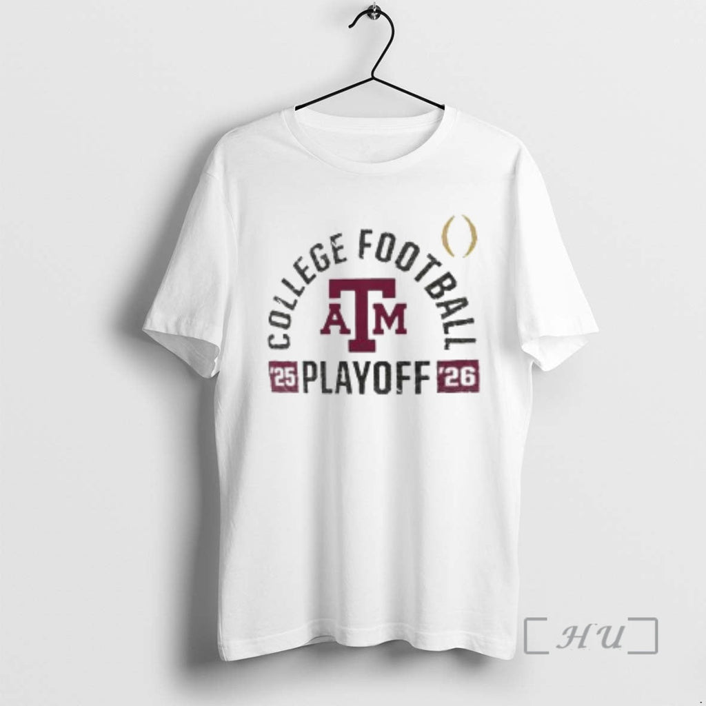 Officials Texas Am Aggies 2025 26 College Football Playoff Touchdown Glory Circle White T-Shirts, Hoodie, Sweatshirt