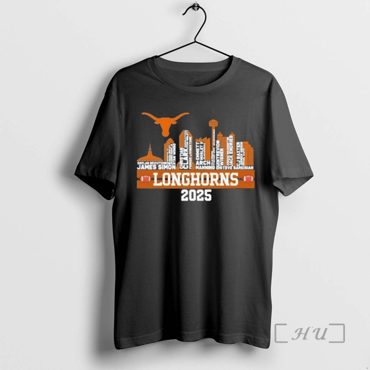 Officials Texas Longhorns Typo 2025 Logo City Vintage T-Shirts, Hoodie, Sweatshirt