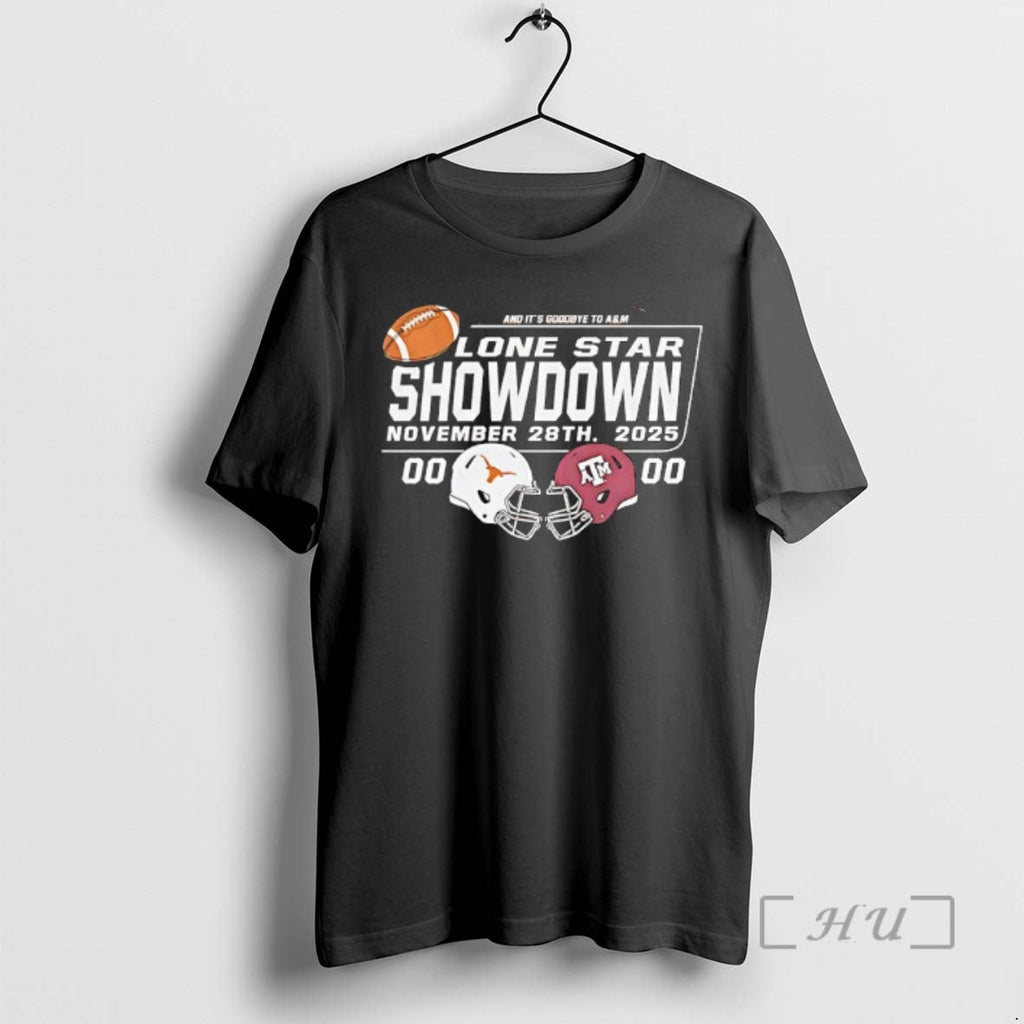 Officials Texas Longhorns Vs Texas Am Aggies Football Lone Star Showdown 2025 T-Shirts, Hoodie, Sweatshirt