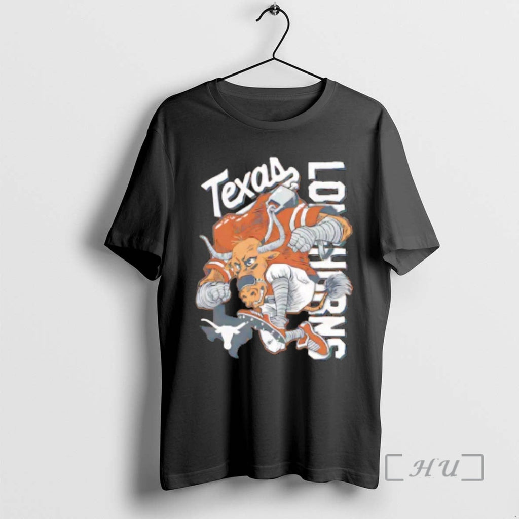 Officials Texas Orange Texas Longhorns Sketched Mascot T-Shirts, Hoodie, Sweatshirt