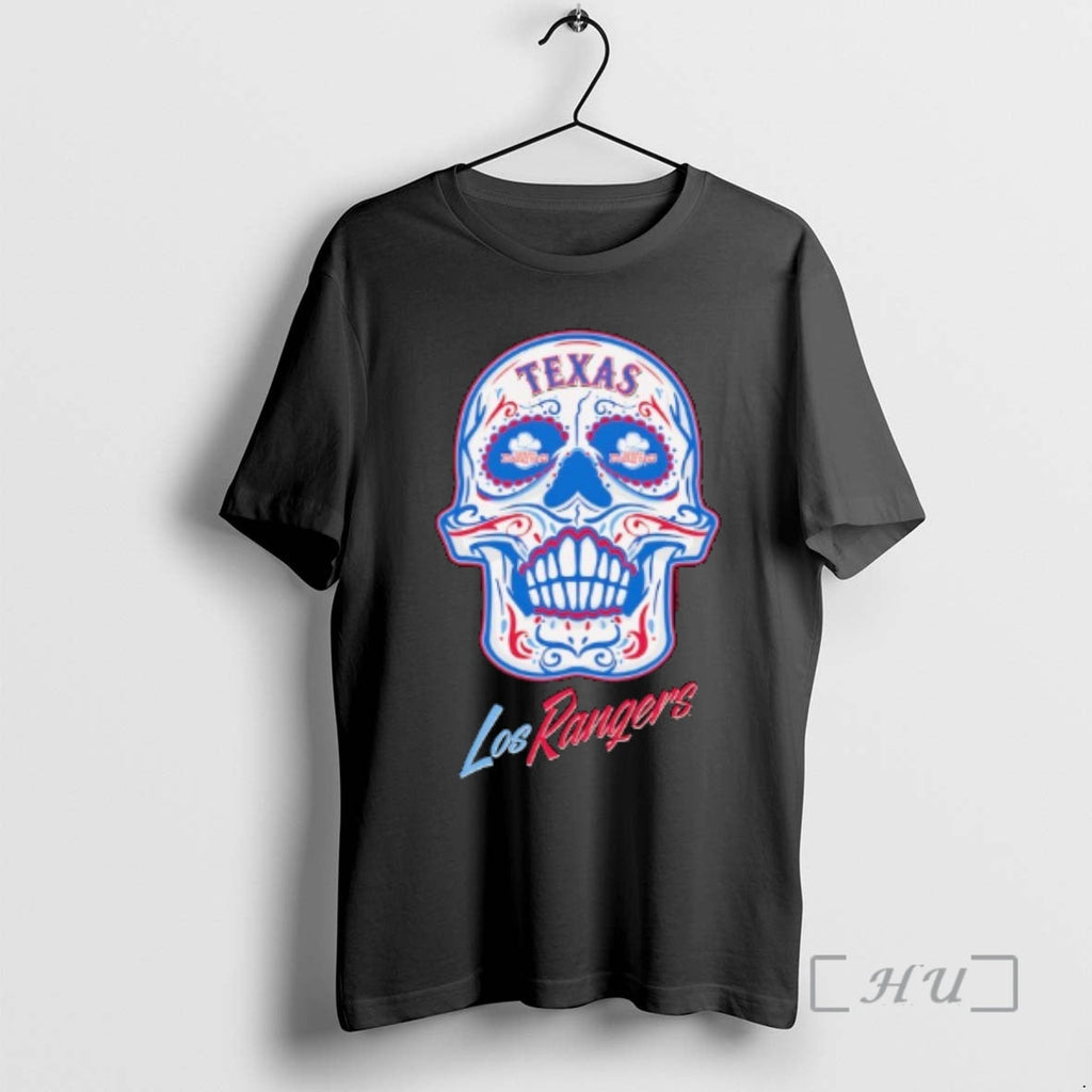 Officials Texas Rangers Mitchell Ness Sugar Skull T-Shirts, Hoodie, Sweatshirt