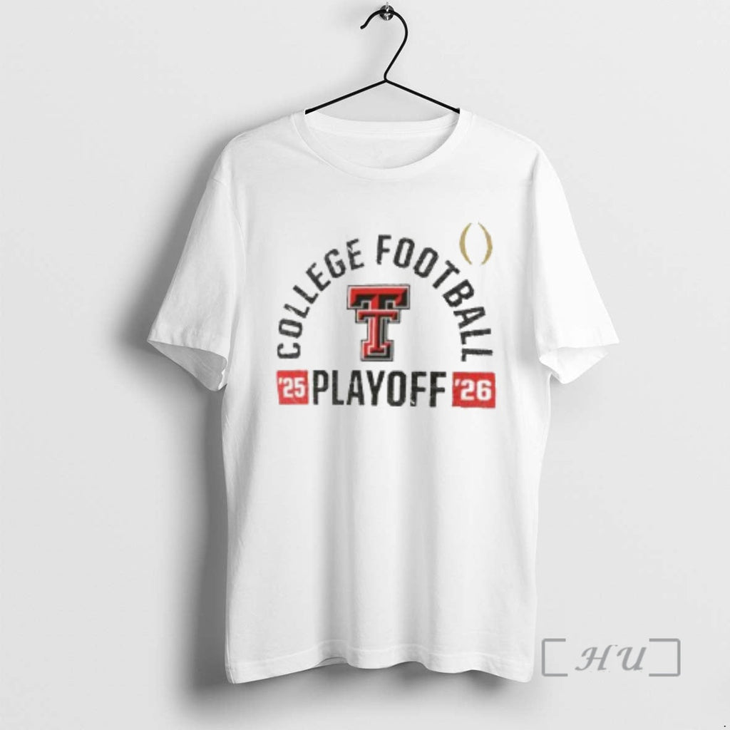 Officials Texas Tech Red Raiders 2025 26 College Football Playoff Touchdown Glory Circle White T-Shirts, Hoodie, Sweatshirt