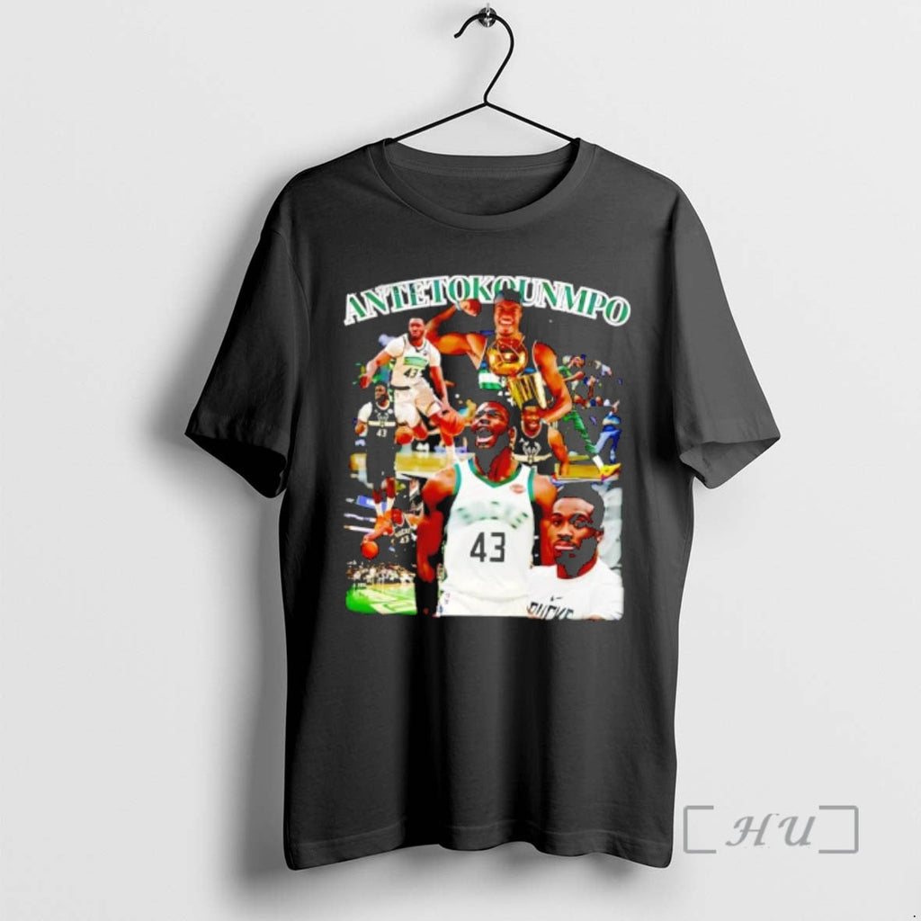 Officials Thanasis Antetokounmpo Milwaukee Bucks 43 Basketball Collage T-Shirts, Hoodie, Sweatshirt