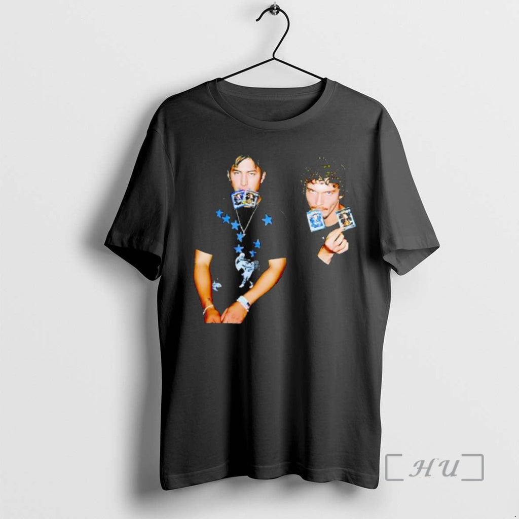 Officials Garden Statues Hockey Players Holding Trading Cards T-Shirts, Hoodie, Sweatshirt