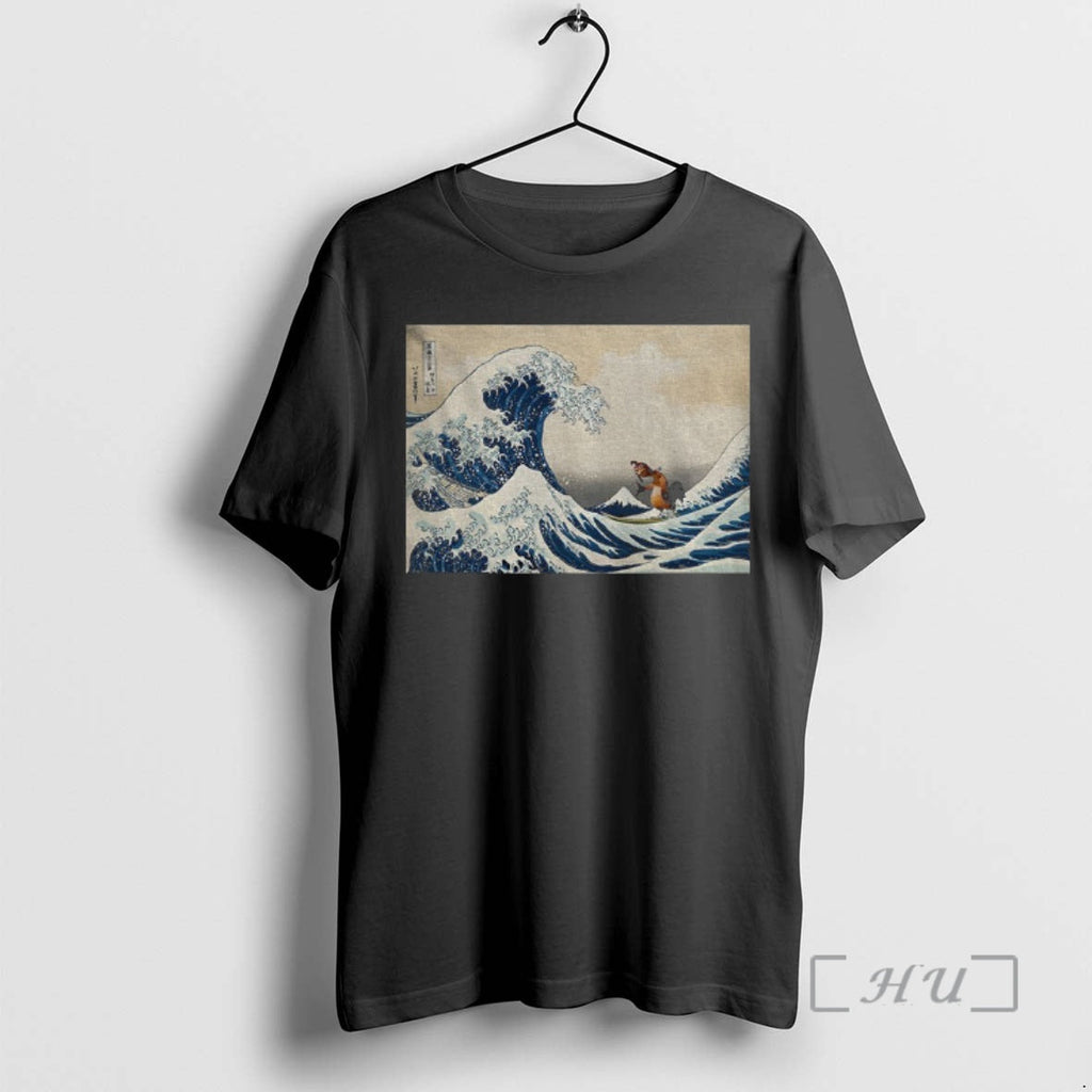 Officials Great Wave Kanagawa Image Chicken Joe Funny Meme T-Shirts, Hoodie, Sweatshirt