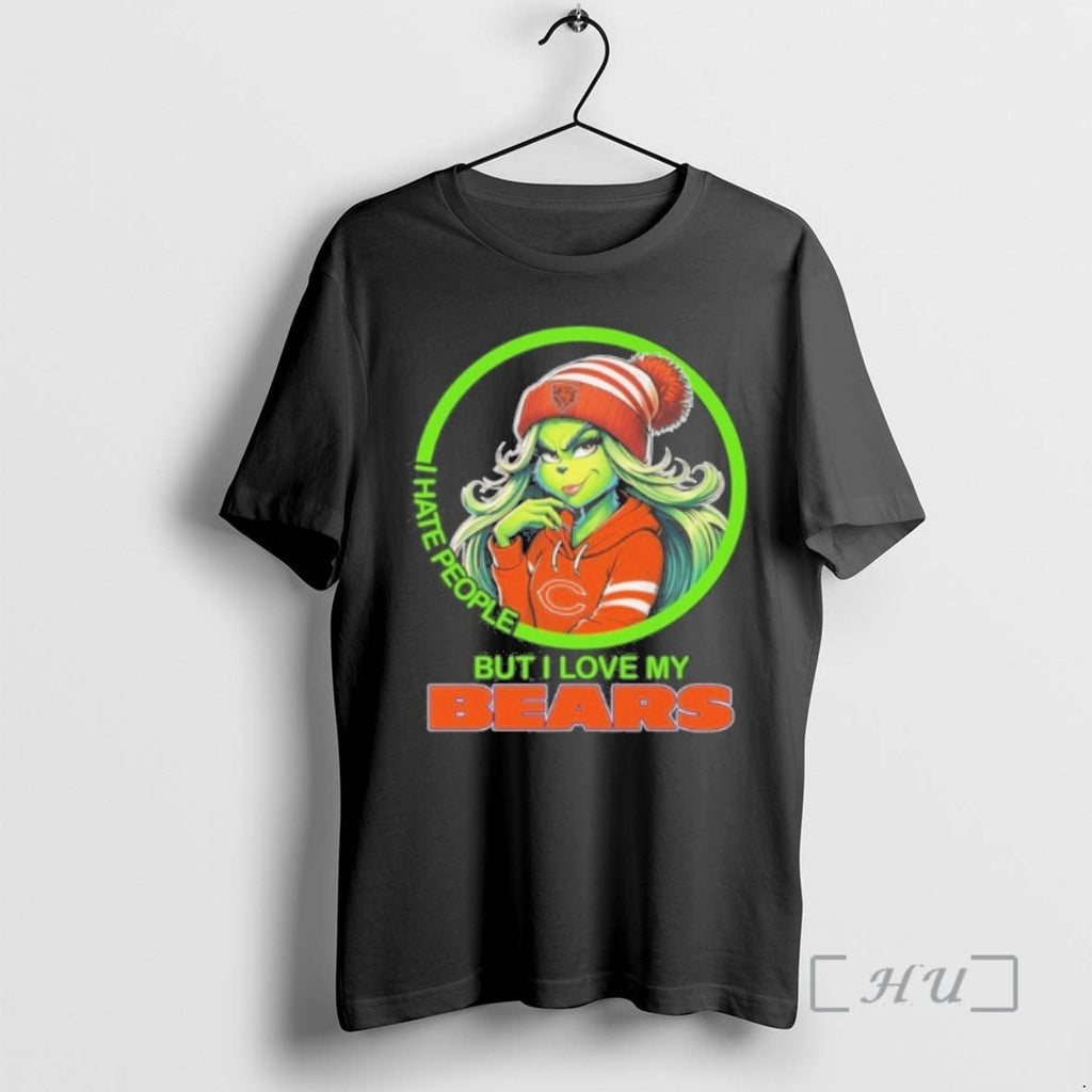 Officials Grinch I Hate People But I Love My Bears T-Shirts, Hoodie, Sweatshirt