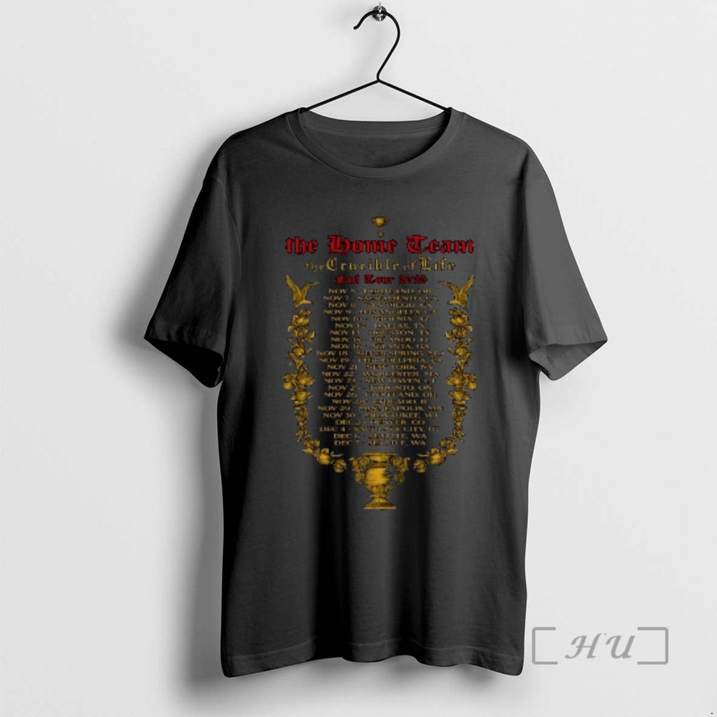 Officials Home Team Crucible Life Fall Tour 2025 Circle Black T-Shirts, Hoodie, Sweatshirt