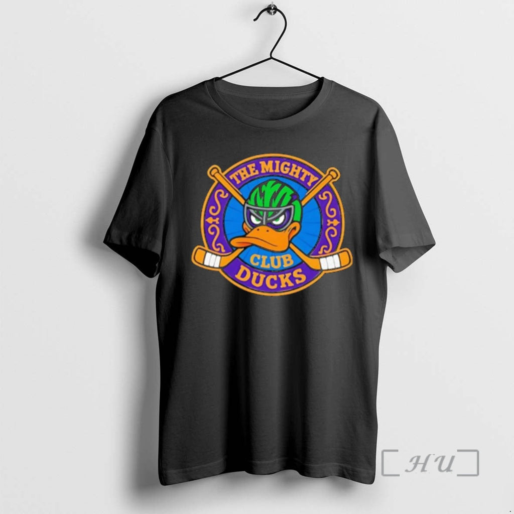 Officials Mighty Club Ducks Hockey Mask Crossed T-Shirts, Hoodie, Sweatshirt