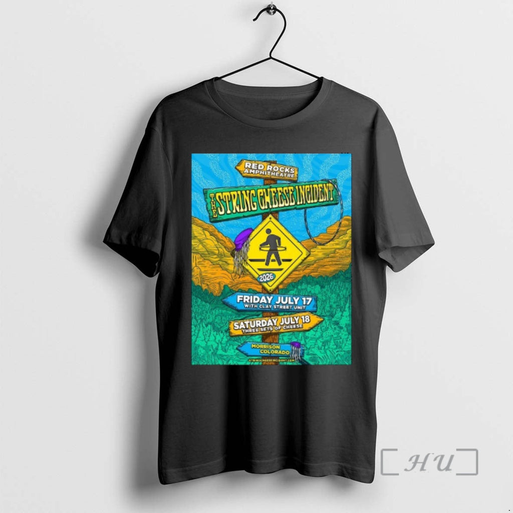 Officials String Cheese Incident Live Red Rocks Amphitheatre 2026 Morrison Colorado T-Shirts, Hoodie, Sweatshirt