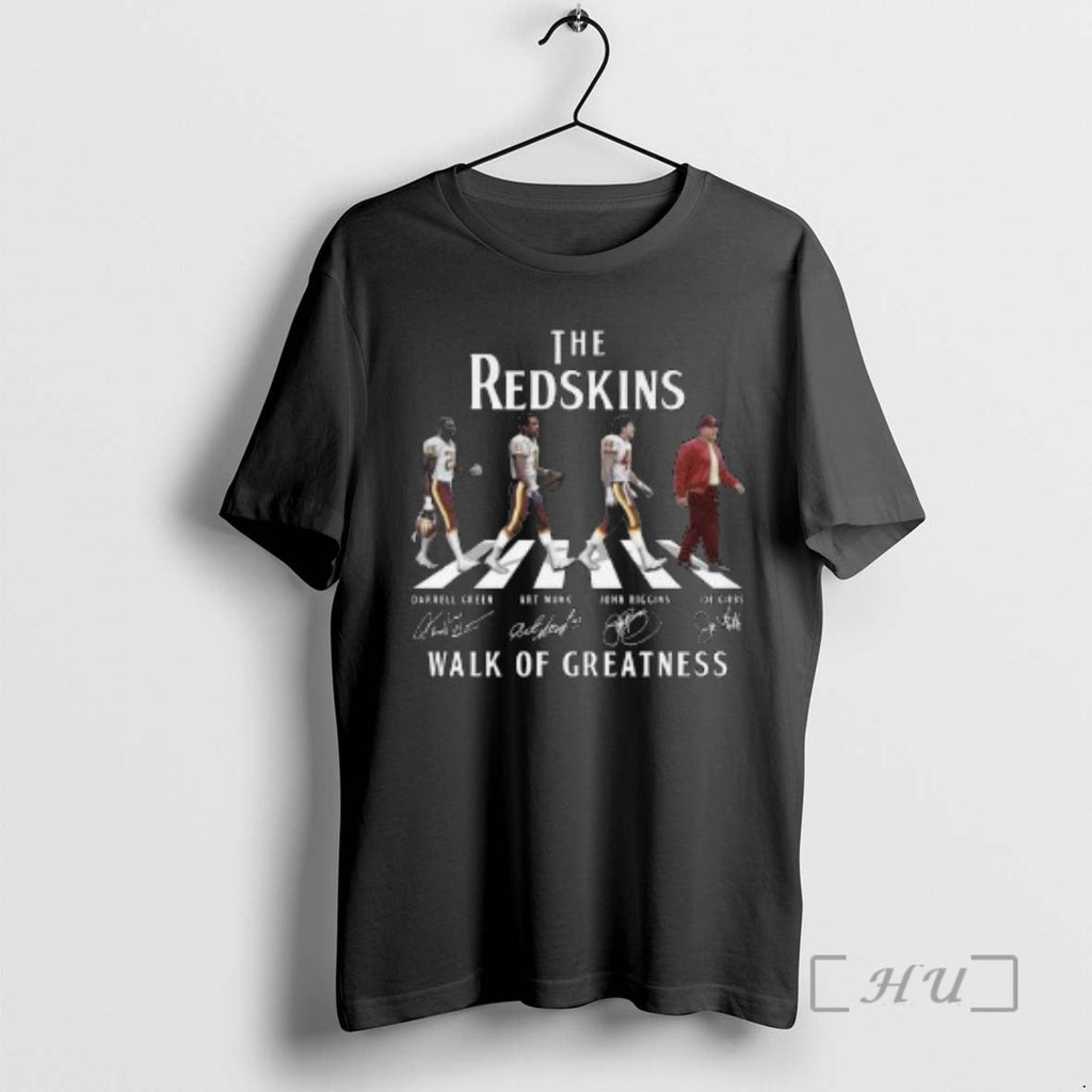 Officials Washington Redskins Walk Greatness Signatures 2025 Circle Black T-Shirts, Hoodie, Sweatshirt