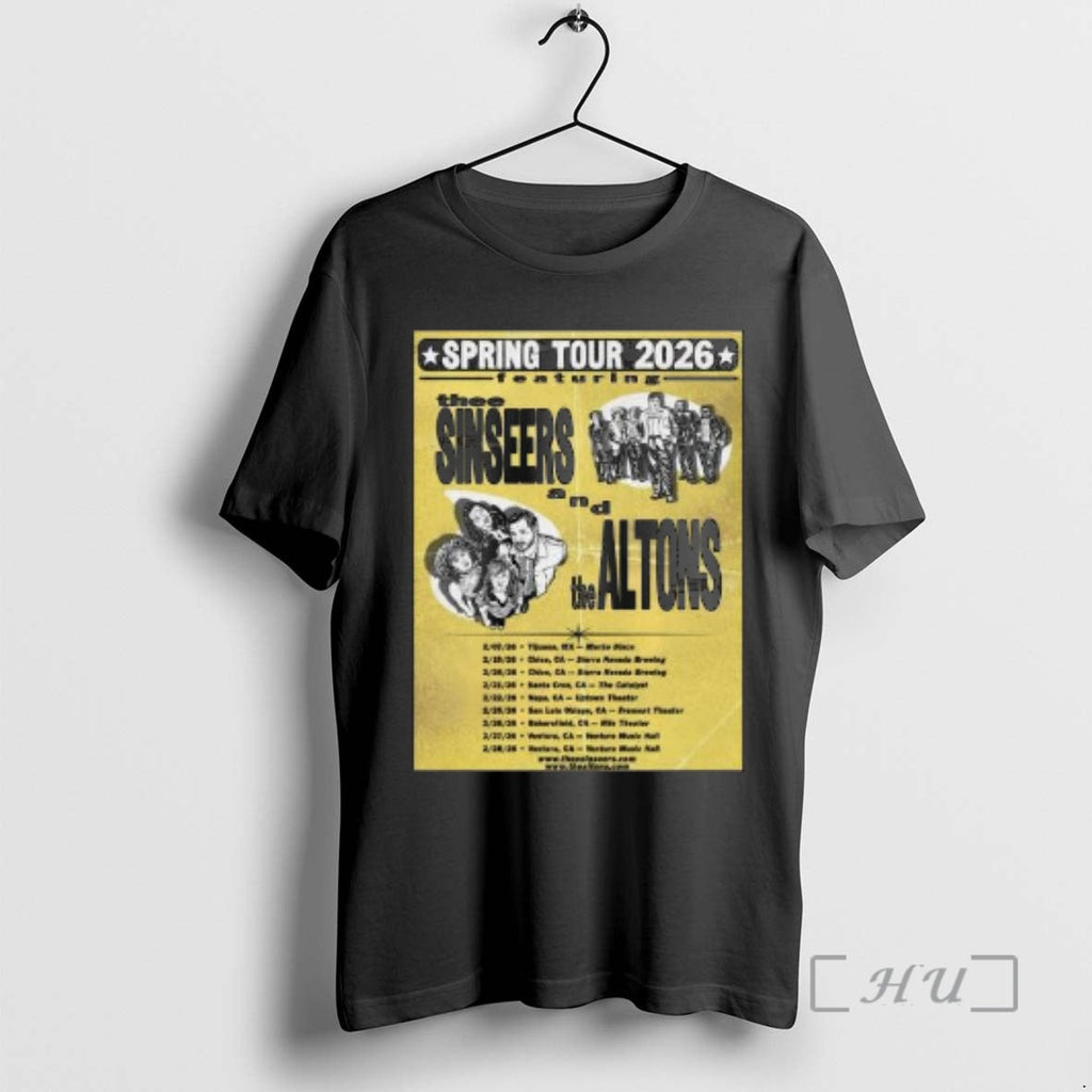 Officials Thee Sinseers Altons Spring 2026 Shows Circle Black T-Shirts, Hoodie, Sweatshirt