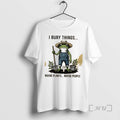 Officials Toad Frog Farmer I Bury Things Maybe Plants Maybe People Premium T Shirts Sweater
