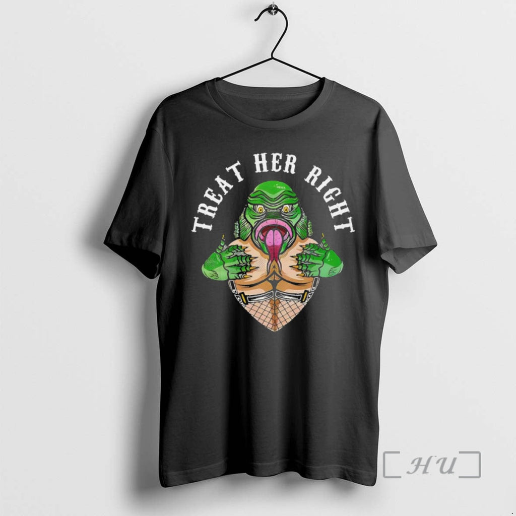 Officials Treat Her Right Creature Black Lagoon Meme T-Shirts, Hoodie, Sweatshirt