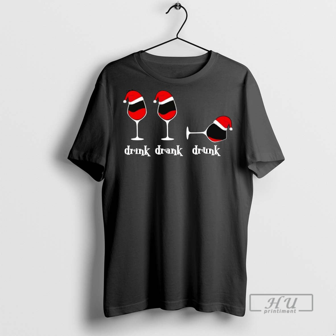 Officials Trending Drink Drank Drunk Wine Christmas Graphic Tee Shirt Sweatshirt Hoodies
