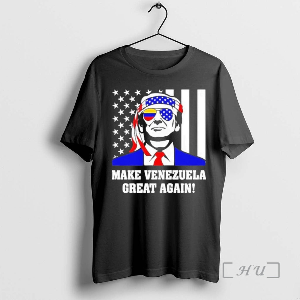 Officials Trump Make Venezuela Great Again Usa Flag T-Shirts, Hoodie, Sweatshirt