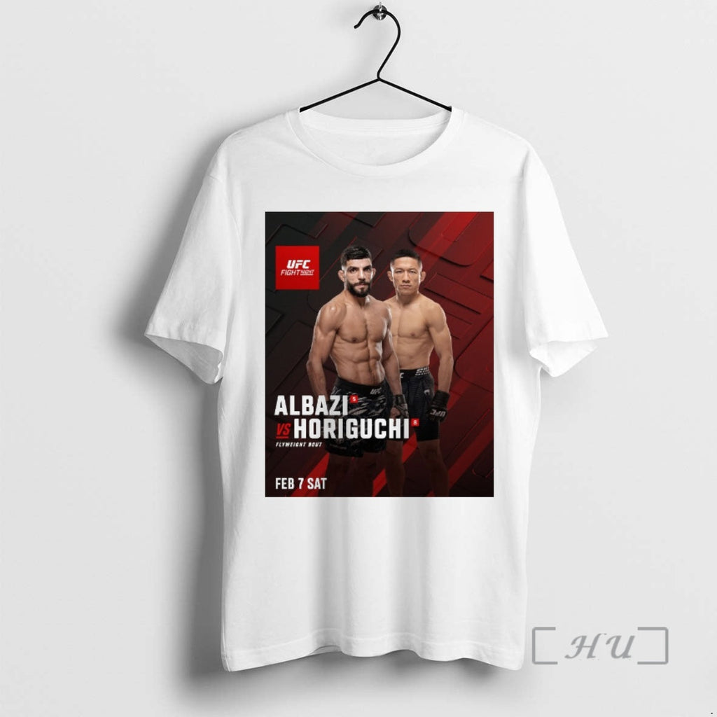 Officials Ufc Fight Night Amir Albazi Vs Kyoji Horiguchi Flyweight Bout February 7th 2026 T-Shirts, Hoodie, Sweatshirt