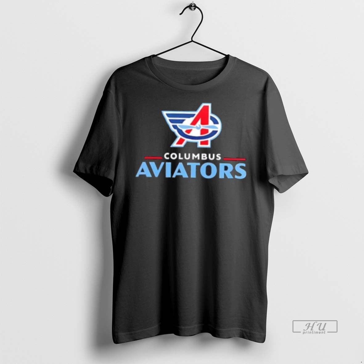 Officials Ufl United Football League Columbus Aviators Stadium 2 Sided Tee Shirt Sweater
