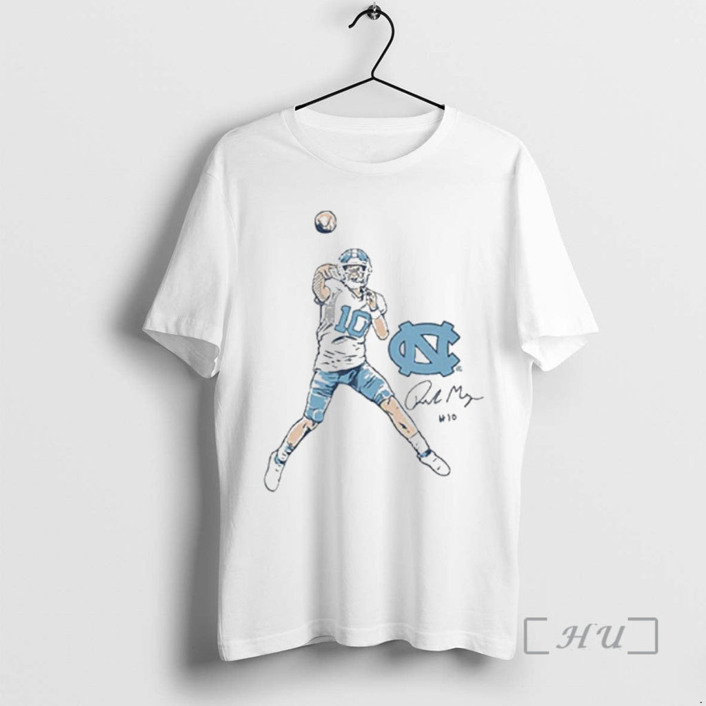 Officials Unc Football Drake Maye Pro Pose T-Shirts, Hoodie, Sweatshirt
