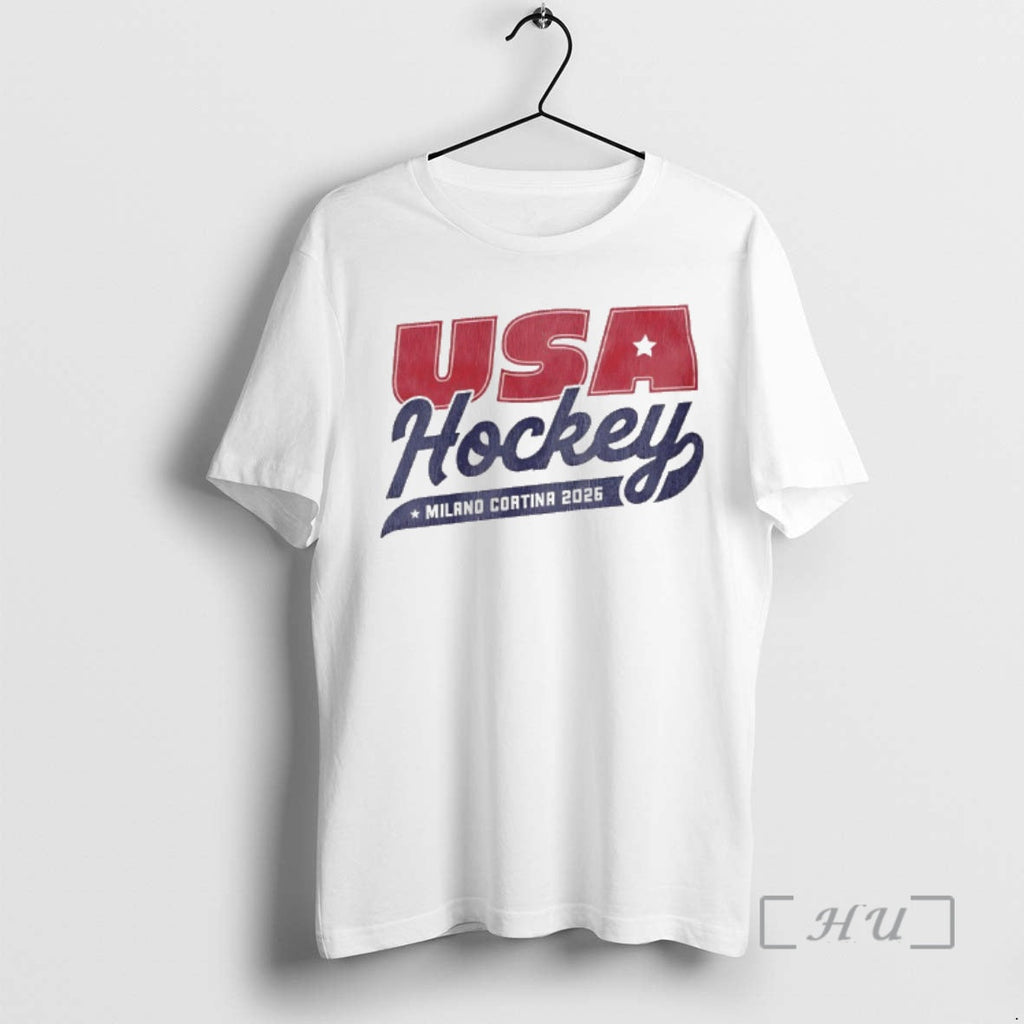 Officials Usa Hockey 2026 Milano Cortina Logo T-Shirts, Hoodie, Sweatshirt