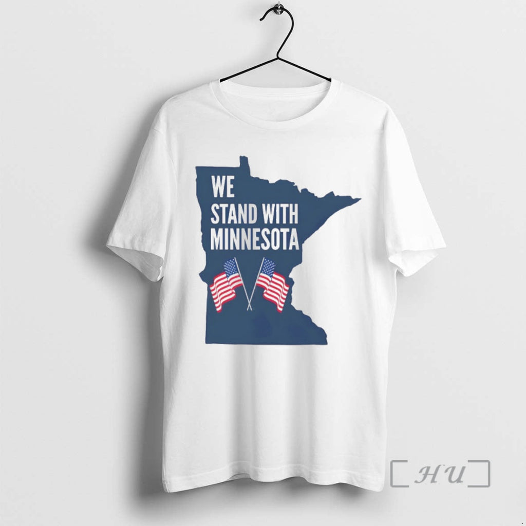 Officials Usa Flag We Stand Minnesota T-Shirts, Hoodie, Sweatshirt