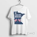 Officials Usa Flag We Stand Minnesota T-Shirts, Hoodie, Sweatshirt