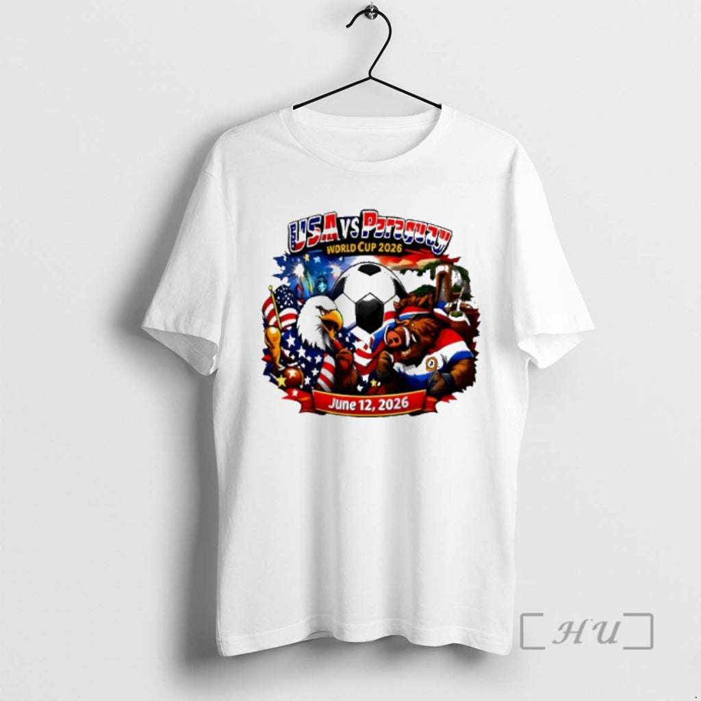 Officials Usa Vs Paraguay 2026 World Cup Mascot T-Shirts, Hoodie, Sweatshirt