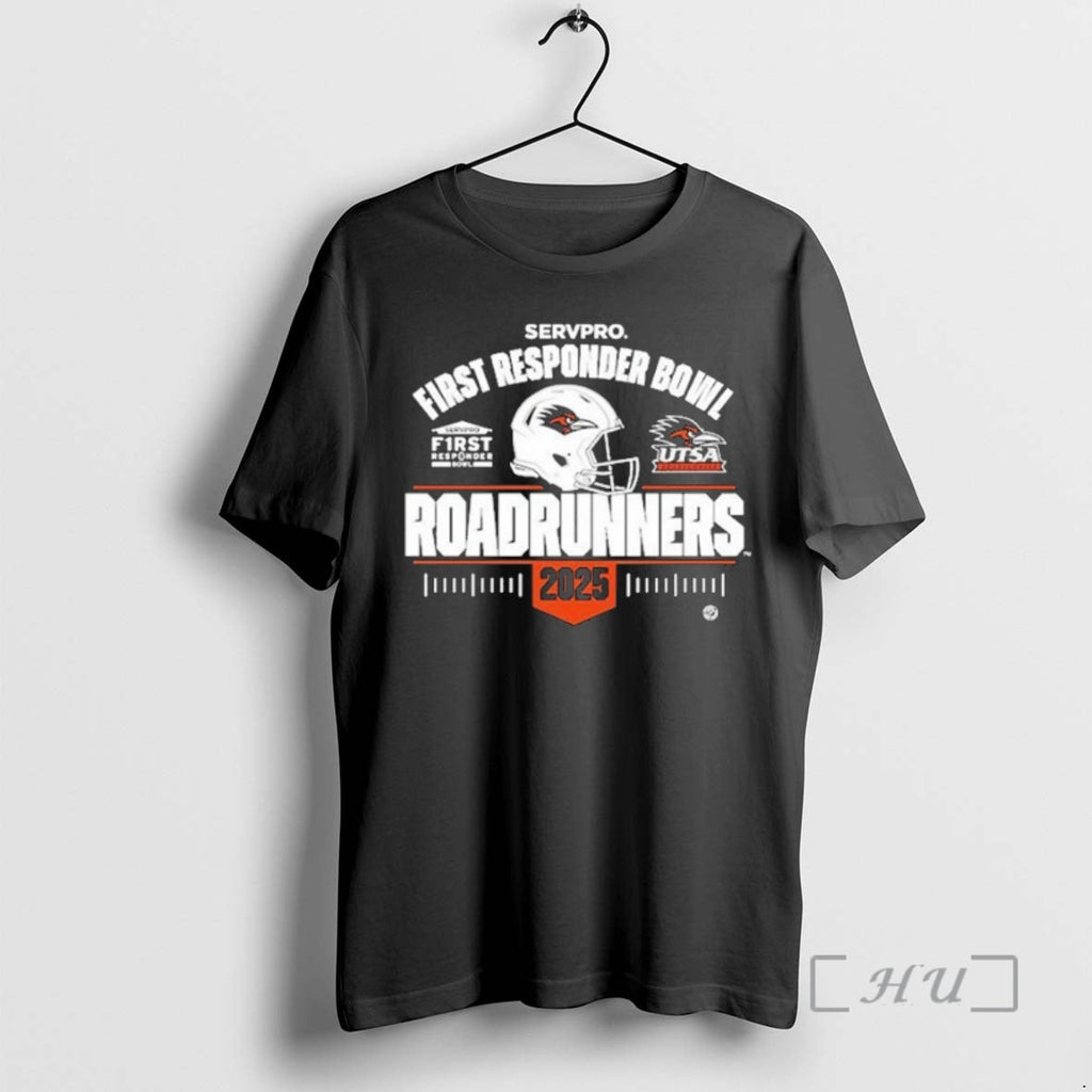 Officials Utsa Helmet Bowl First Responder Bowl 2025 Roadrunners T-Shirts, Hoodie, Sweatshirt