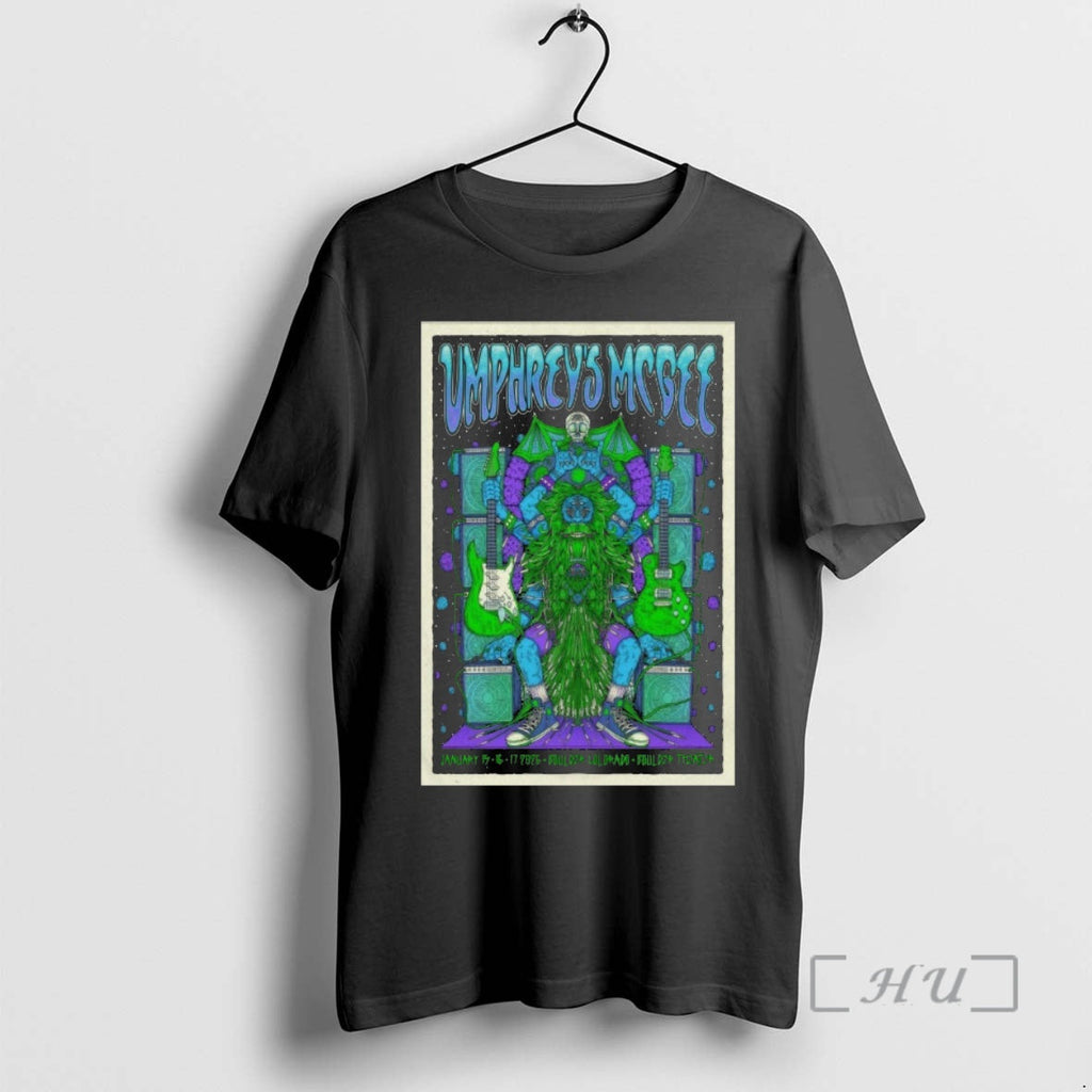 Officials Umphreys Mcgee Boulder Theater Boulder Co Jan 15 17 2026 T-Shirts, Hoodie, Sweatshirt