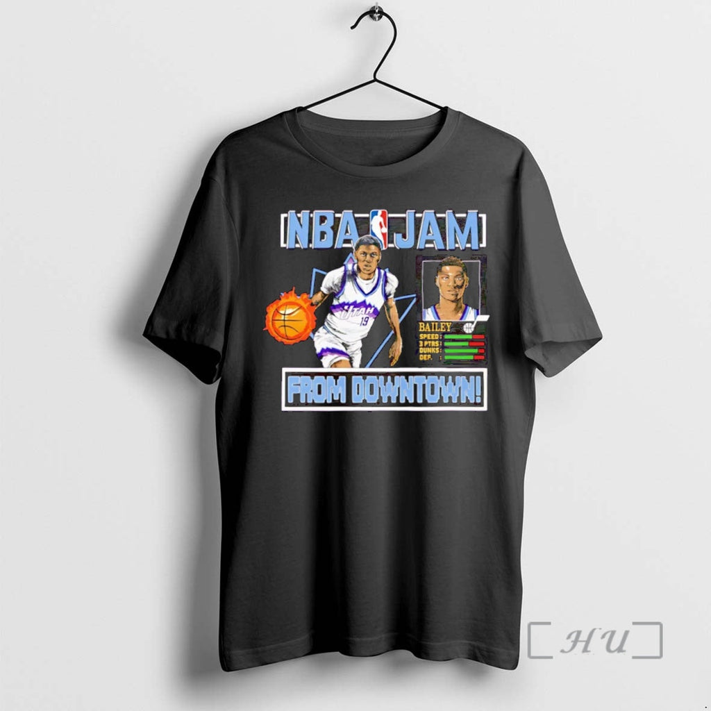 Officials Utah Jazz Ace Bailey Nba Jam T-Shirts, Hoodie, Sweatshirt