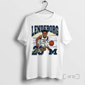 Officials Valiant University Michigan Wolverines Basketball Yaxel Lendeborg Caricature T-Shirts, Hoodie, Sweatshirt