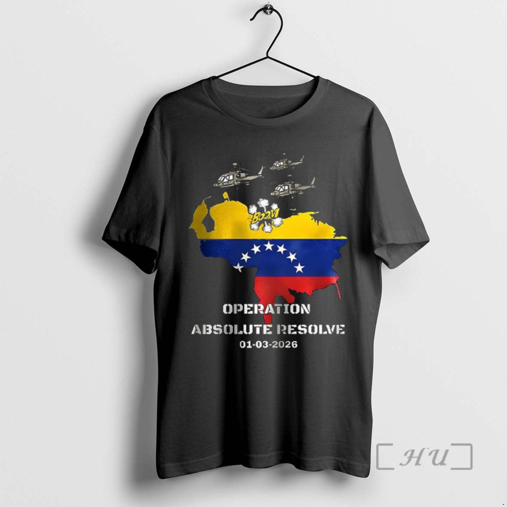 Officials Venezuela 2026 Operation Absolute Resolve Map T-Shirts, Hoodie, Sweatshirt