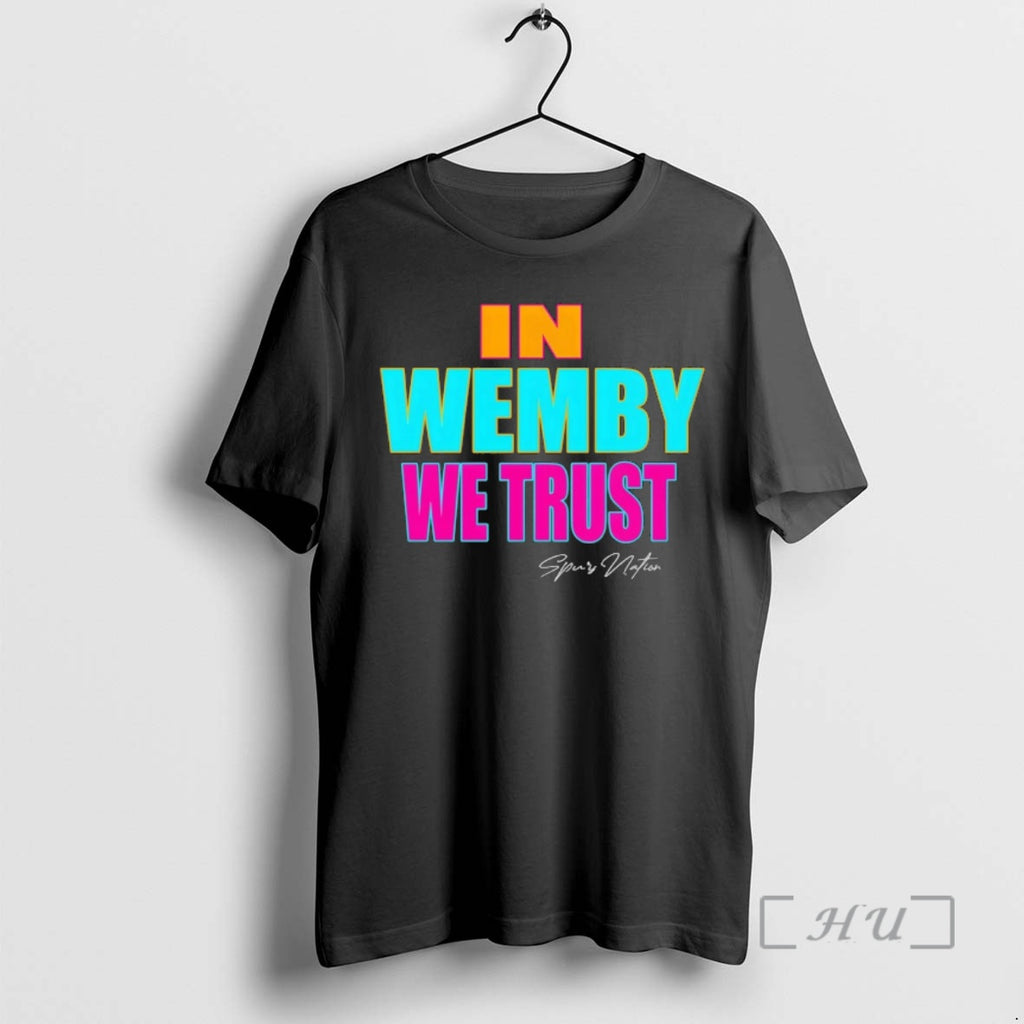 Officials Victor Wembanyama San Antonio Spurs Basketball In Wemby We Trust Premium T Shirts Sweater