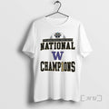 Officials Washington Huskies 2025 Ncaa Division I Soccer National Champions T-Shirts, Hoodie, Sweatshirt
