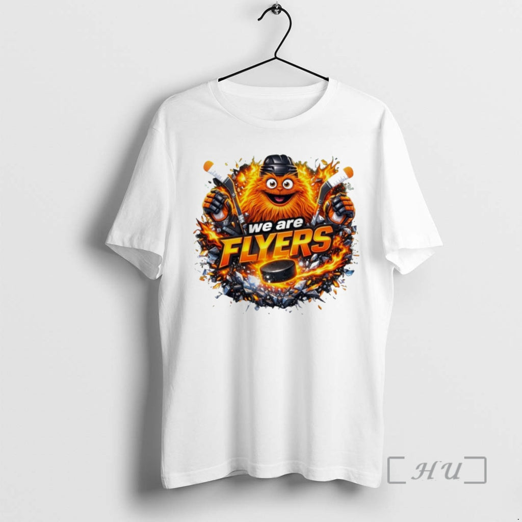 Officials We Are Flyers Gritty Flyers Hockey Sport Team Mascot Nhl Premium T Shirts Sweater