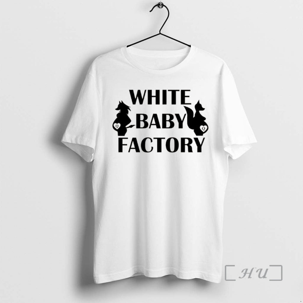 Officials White Baby Factory Silhouette Pregnant Animal T-Shirts, Hoodie, Sweatshirt