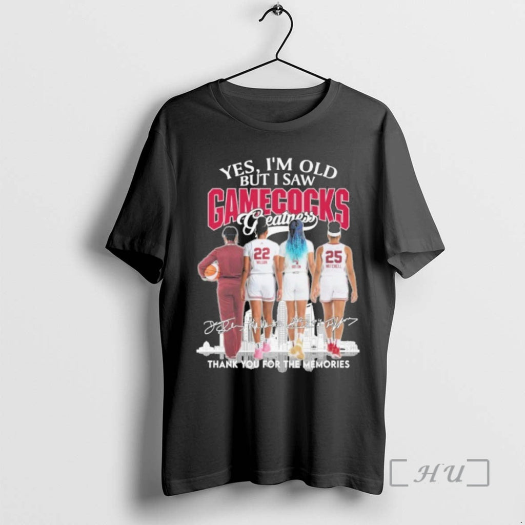 Officials Yes Im Old But I Saw South Carolina Basketball Greatness T-Shirts, Hoodie, Sweatshirt